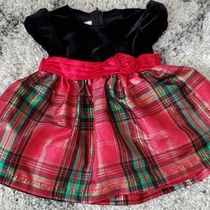 EUC Bonnie Baby Holiday Dress and Bloomers